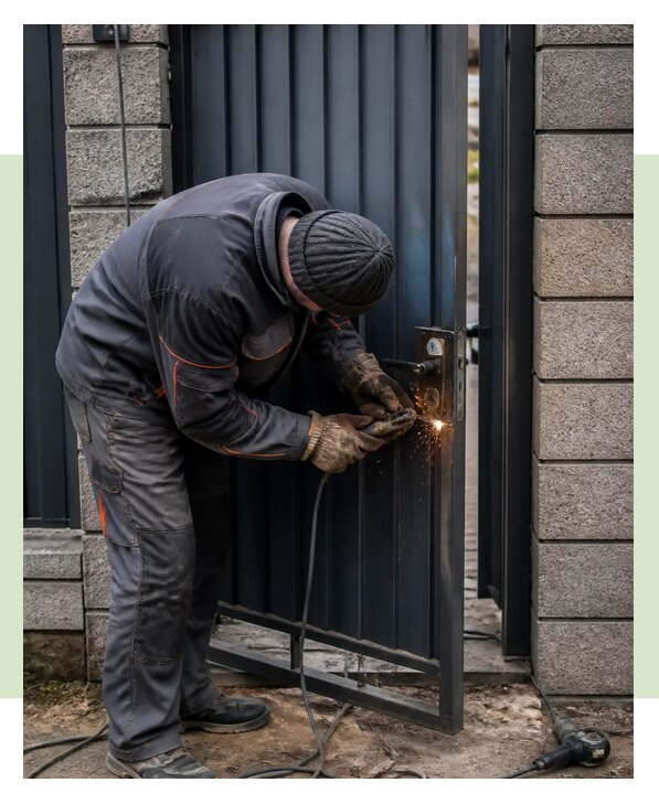 Профессиональный ремонт калитки и регулировка в Ломоносове