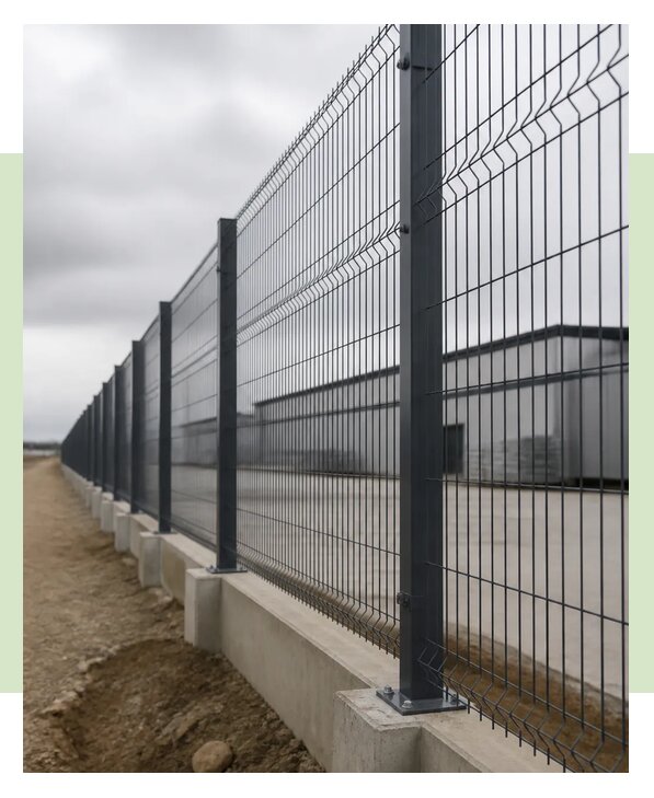 Проектирование и монтаж охранных ограждений территории в Ломоносове